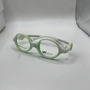 NWT Gianni Po Kids Toddler Boys Glasses White Green GP970 36 15-125 36 15 125